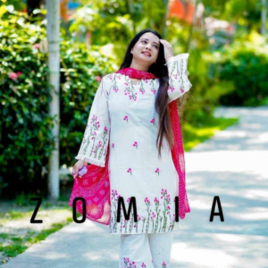 Matcha Embroidery kurti set